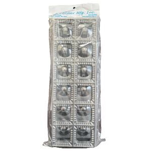 12 R Ravioli Maker Metal 2 Piece Filling Square Base Crimps USA Palmer